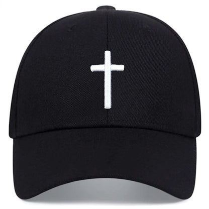 Fashion Simple Black Baseball Cap Solid Color Golf Hat Cotton For Men Women