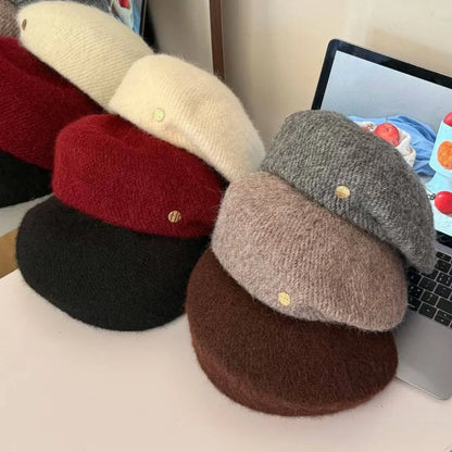 2026 New Korean Style Winter Beret Cap For Women
