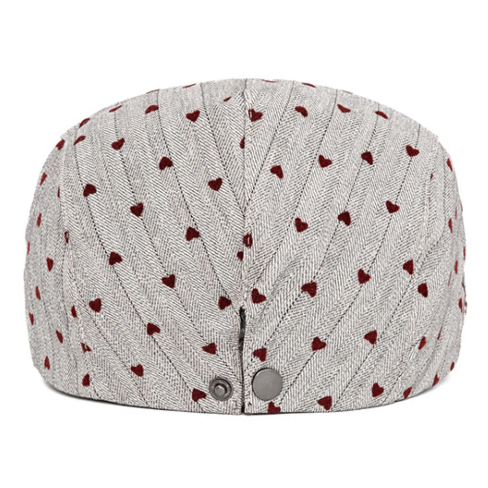 Men Women Adjustable Ivy Flat Cap Berets