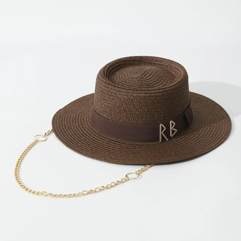 Elegant Ladies Party Dress Hats Travel Beach Sun Hat