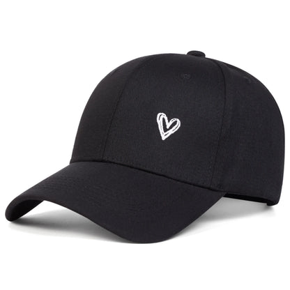 Unisex Love Embroidery Baseball Caps Spring Autumn Outdoor
