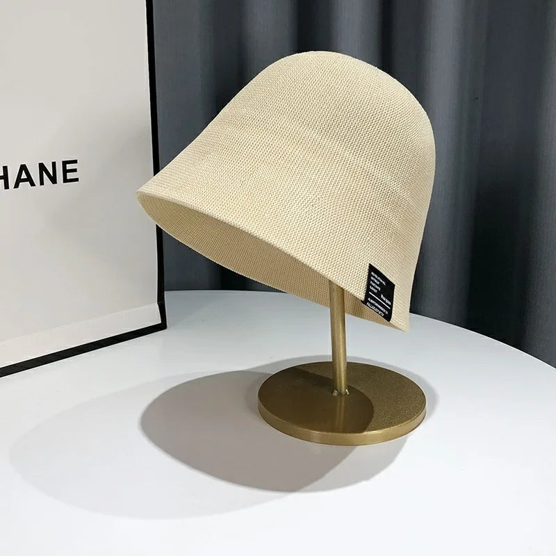 Women's Summer Panama Multicolor Bucket Hat