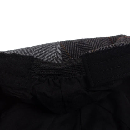 Vintage Newsboy Cap Men Herringbone Plaid Patchwork Pattern Women Beret