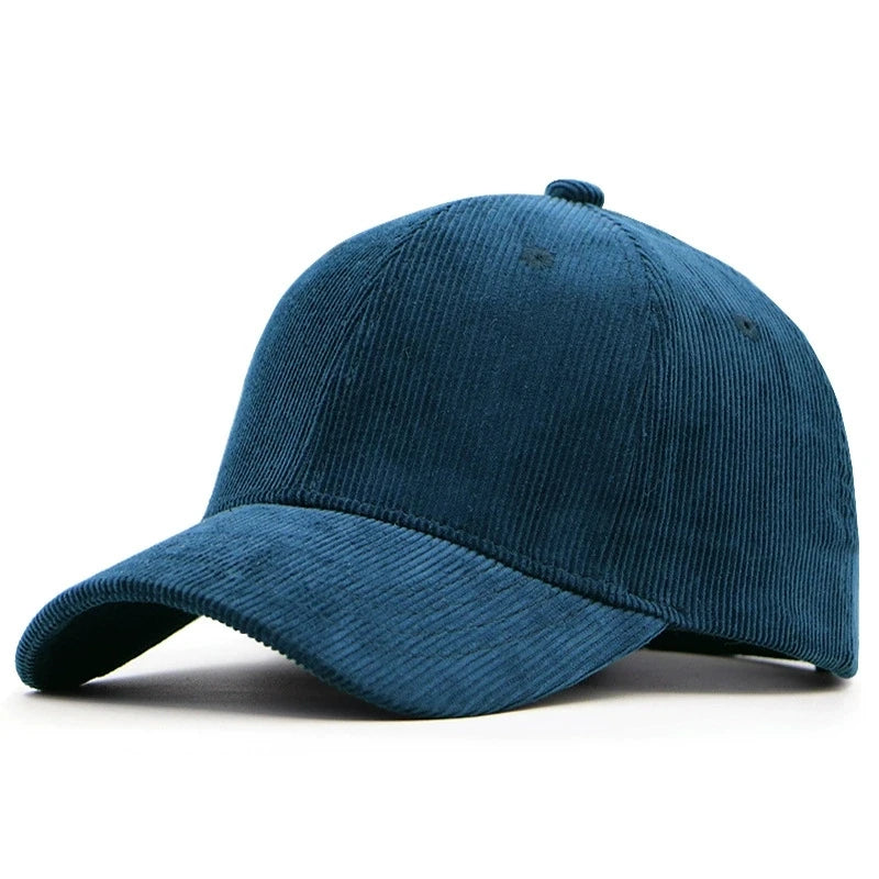 Corduroy Hat For Men With Large Head Circumference Size Baseball Cap