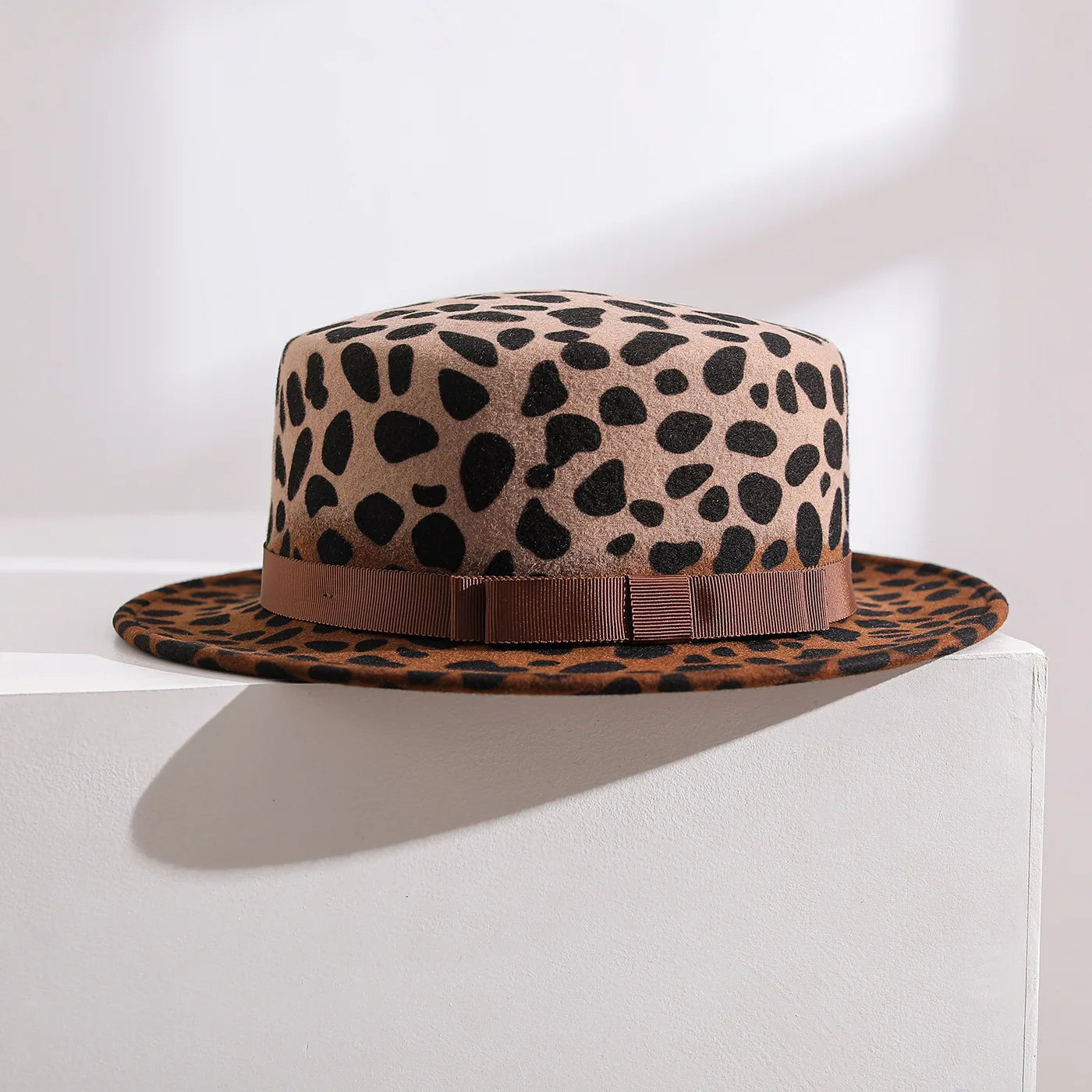2026 Winter Fedora Hats For Women Fashion Flat Wide Brim Panama Wool Felt Jazz Fedora
