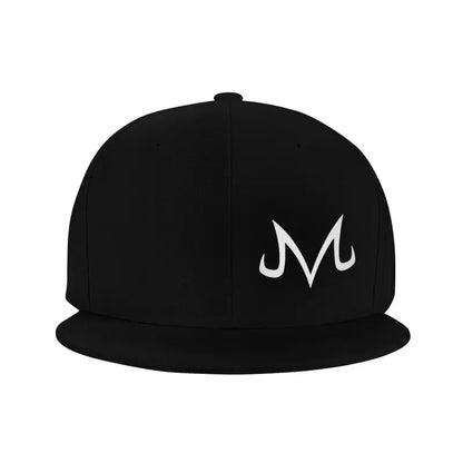 Majin Buu Print Hip Hop Flat Bill Caps Unisex Adjustable Snapback Caps Skateboard Hats