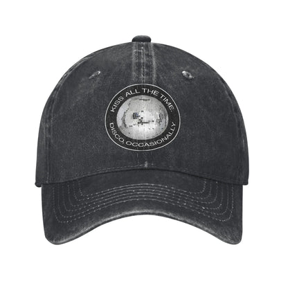 Vintage Harrys Styles Kiss All the Time Disco Baseball Cap for Men Women