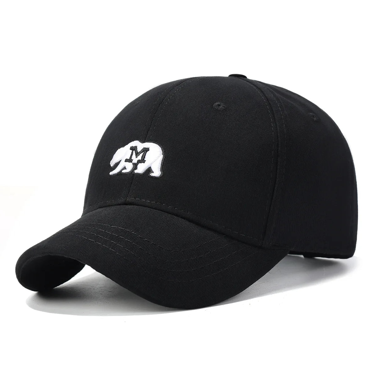 New Four Season Workwear Short-Brim Baseball Cap Breathable Duckbill Hat Outdoor Fishing Sun Hat
