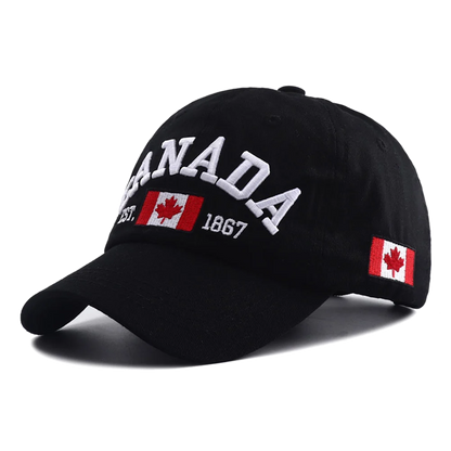 Canada Flag Embroidery Baseball Cap