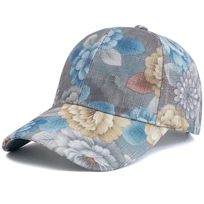 Style Women's Flower Pattern Baseball Cap