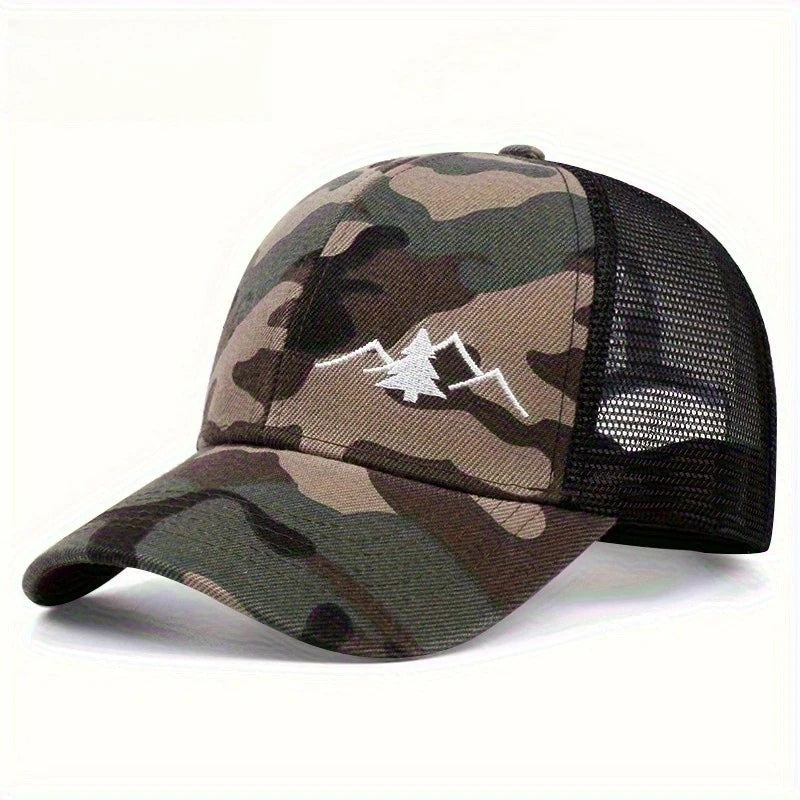 Baseball Cap Outdoor Men's And Women's Mesh Cap