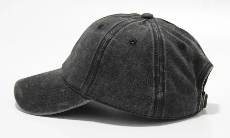 Baseball Cap Washed Daddy Hat Outdoor Cap Sand Washed Old Cowboy Hat Soft Top Sun Hat Embroidery