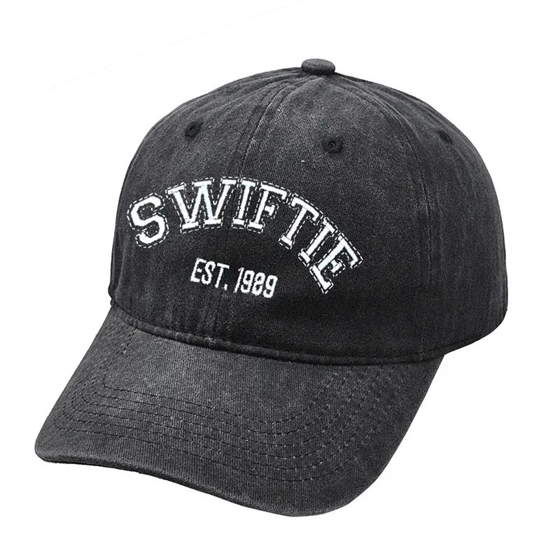 1989 Washed Embroidered Soft Top Cowboy Baseball Caps for Men and Women
