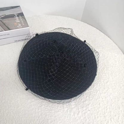 New 4 Colors Leopard Winter Beret Female Cap
