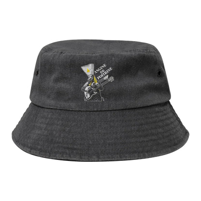 Men Women Distressed Denim Sun Hat  Bob Hat Fishing Cap Hiking
