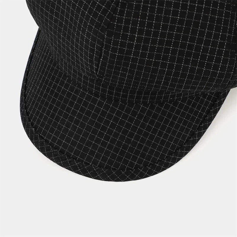 Spring And Summer Cotton Geometric Print Octagonal Hats