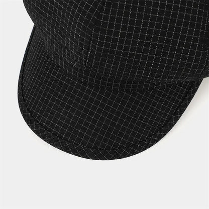 Spring And Summer Cotton Geometric Print Octagonal Hats