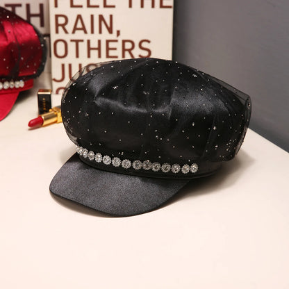 French Octagonal Hat Female Summer