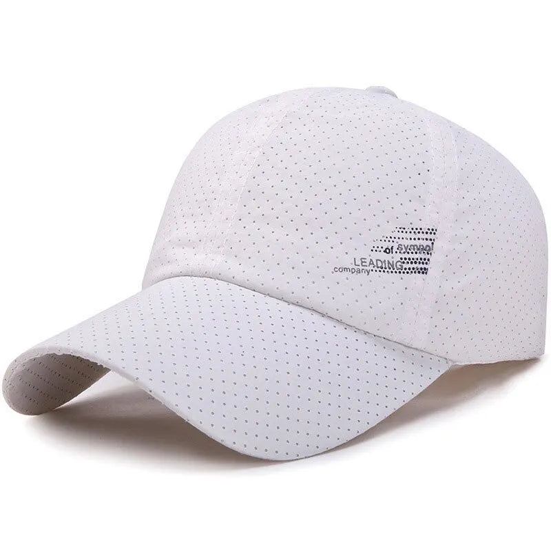 Quick Dry Baseball Cap Outdoor Sports Mesh Breathable Hat