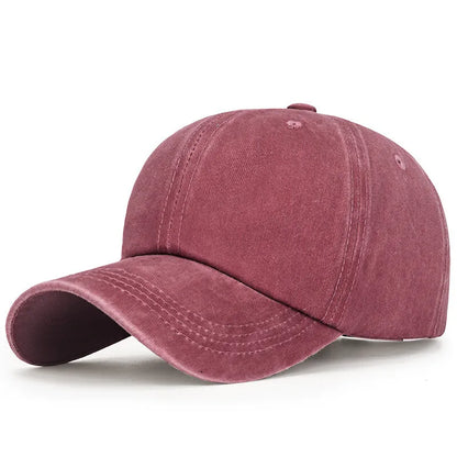 Men Women Unisex Adjustable Distressed Dads Hat