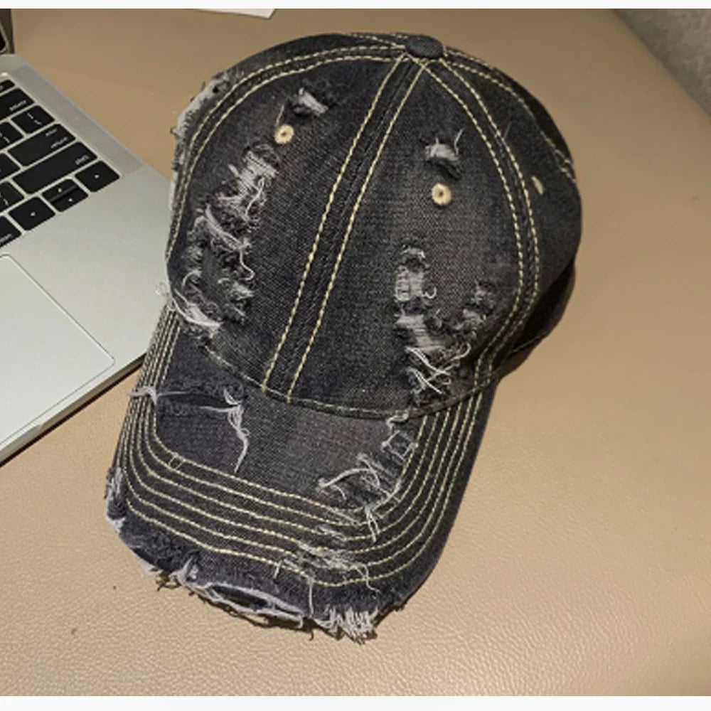 Classic Retro Denim Baseball Cap Unisex NYC