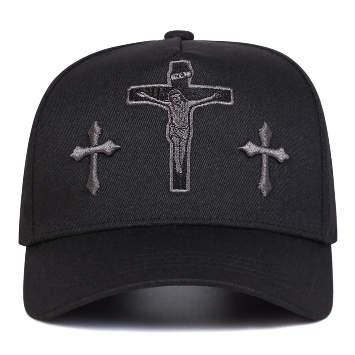 Unisex Cross Embroidery Baseball Caps