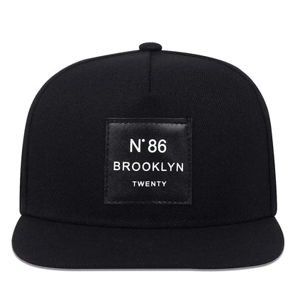 New Fashion N86 BROOKLYN Patch Snapback Hat Adjustable Cotton Tide Hip Hop Outdoor Sport Baseball Cap
