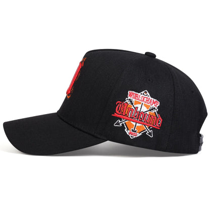 Unisex U Letter Snake Embroidery Baseball Caps Spring Autumn