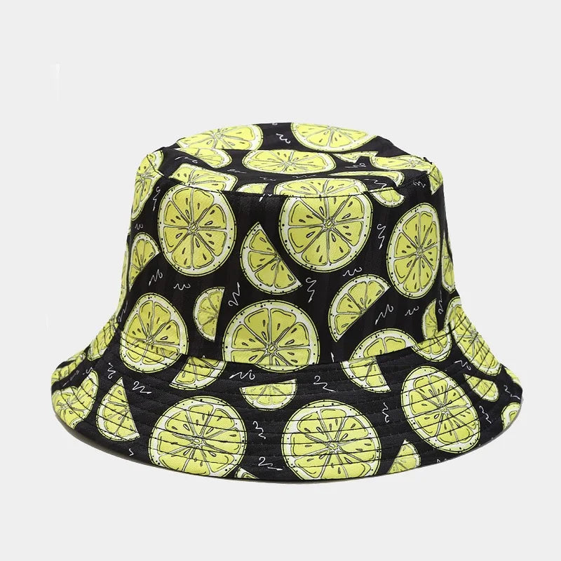 Creative Fruit Pattern Bucket Hat Men's And Women's