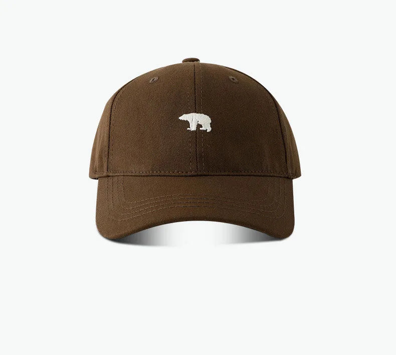 Stylish Bear Embroidered Baseball Cap Sun Protective Breathable Adjustable Ideal Casual Hat Unisex Baseball Cap
