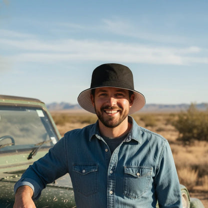 Double Sided Bucket Hat Sun Hat for Men Women