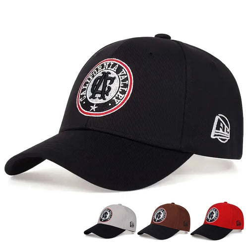 Cotton Baseball Cap California Letter Embroidered Women