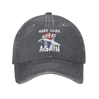 Make Cuba Great Again Sun Baseball Cap  Women Men