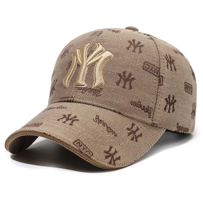 Unisex MY Letter Embroidery Baseball Caps Spring and Autumn
