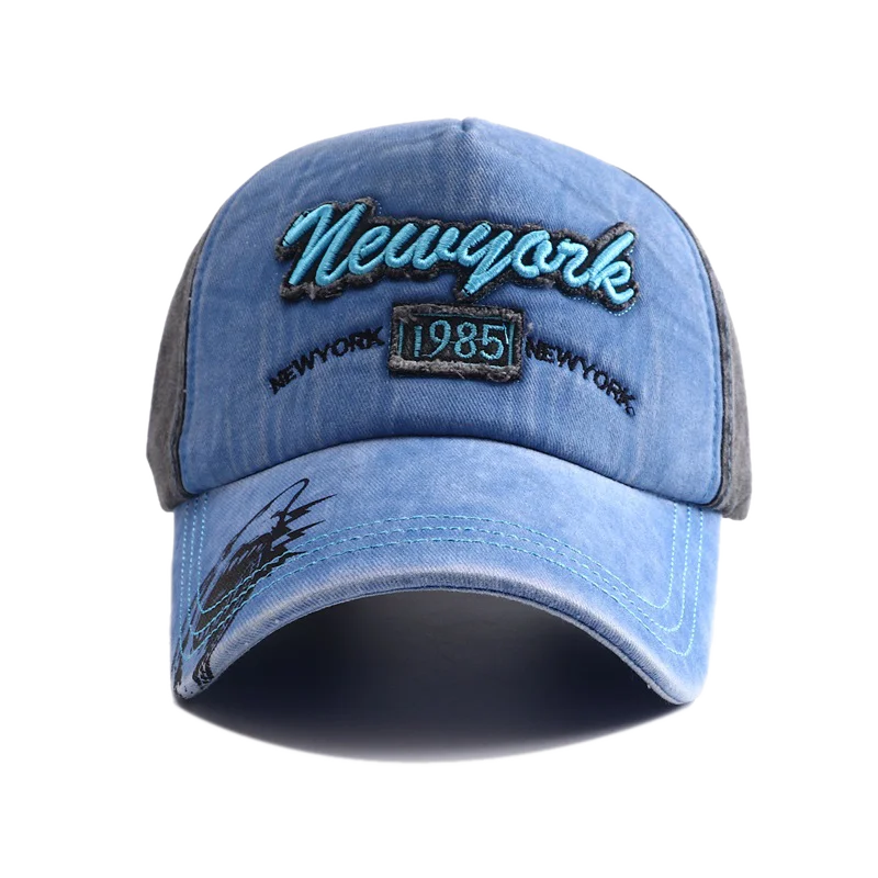 New Unisex Washed Cotton Snapback Hat