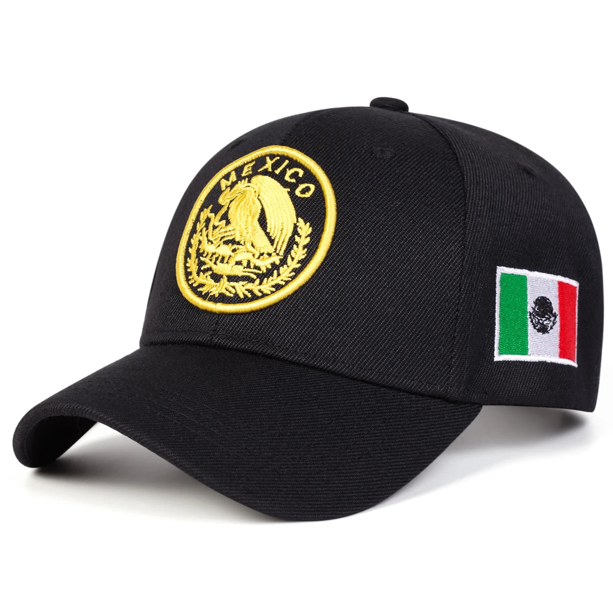 Unisex Mexico Eagle Embroidery Baseball Caps Spring Autumn