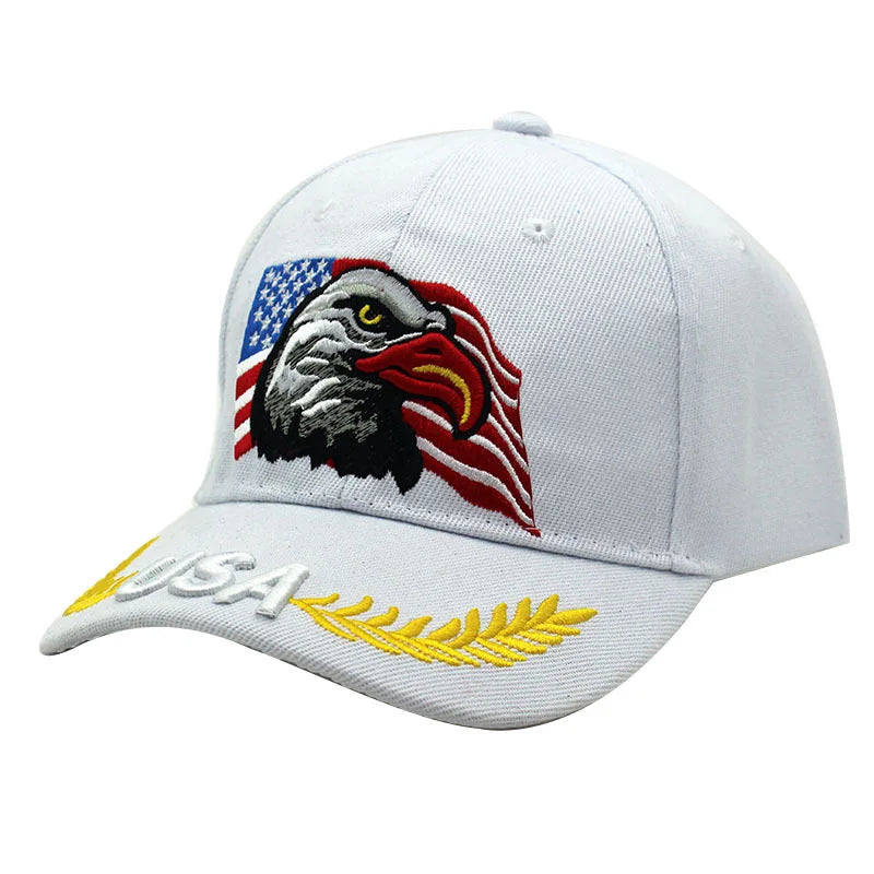 Unisex Baseball Cap 3D USA Eagle Embroidery Cap Men And Women