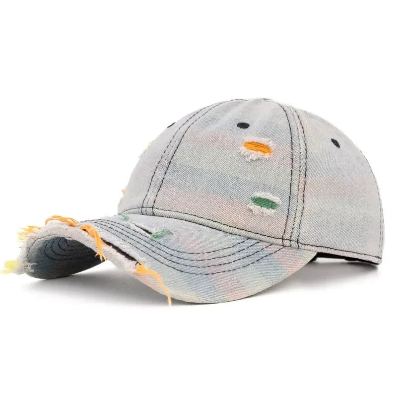 Spring Cotton Print Casquette Baseball Cap Adjustable Outdoor