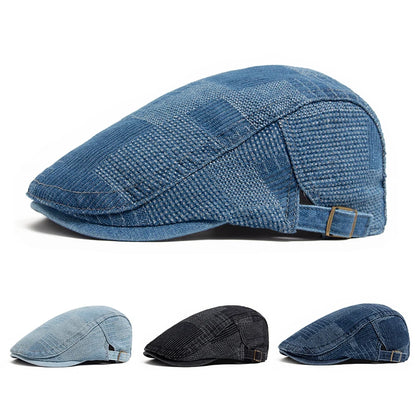 Denim Vintage Beret Men Newsboy Caps Summer