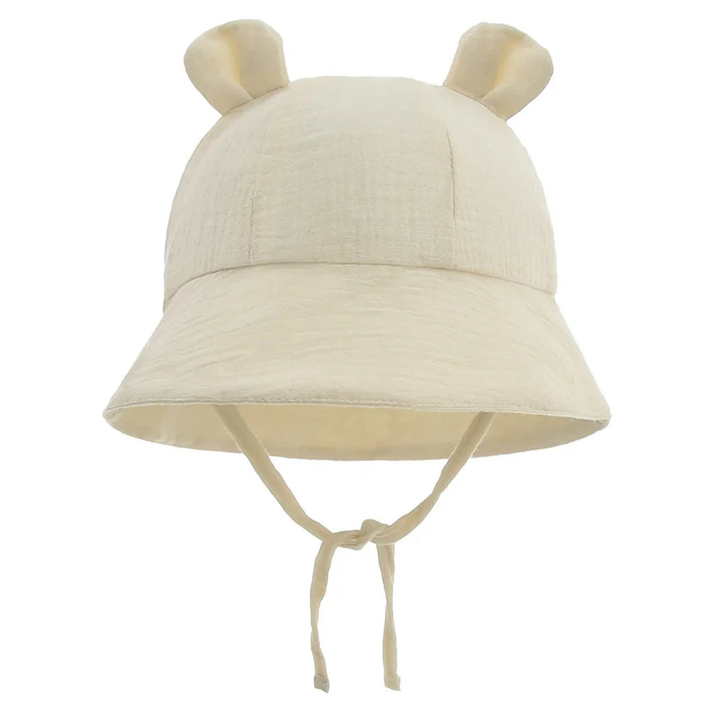 Muslin Cotton Baby Hat Summer Infant Cap Soft Baby Sun Hats