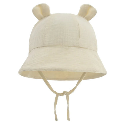Muslin Cotton Baby Hat Summer Infant Cap Soft Baby Sun Hats