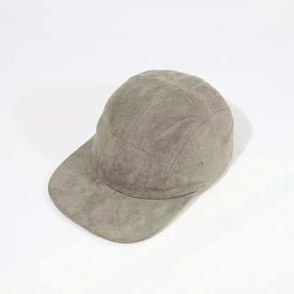 Suede Velvet 5 Panels Cap Flat Bill Running Hat