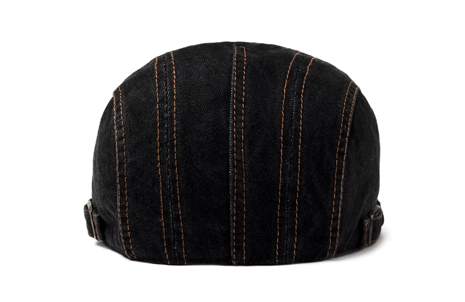 Men's Jean Berets Summer Newsboy Hats For Women Casual Solid Color Retro