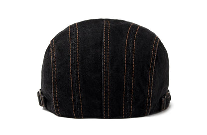 Men's Jean Berets Summer Newsboy Hats For Women Casual Solid Color Retro