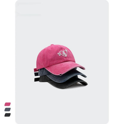 Cute Cotton Love Heart Baseball Cap