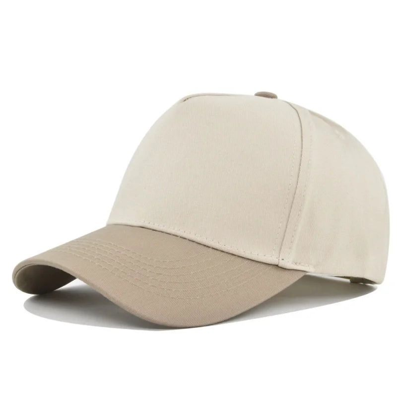 Unisex Light Panel Color Blocked Baseball Caps Spring Autumn