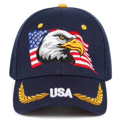 Unisex USA Eagle Embroidery Baseball Caps Spring and Autumn