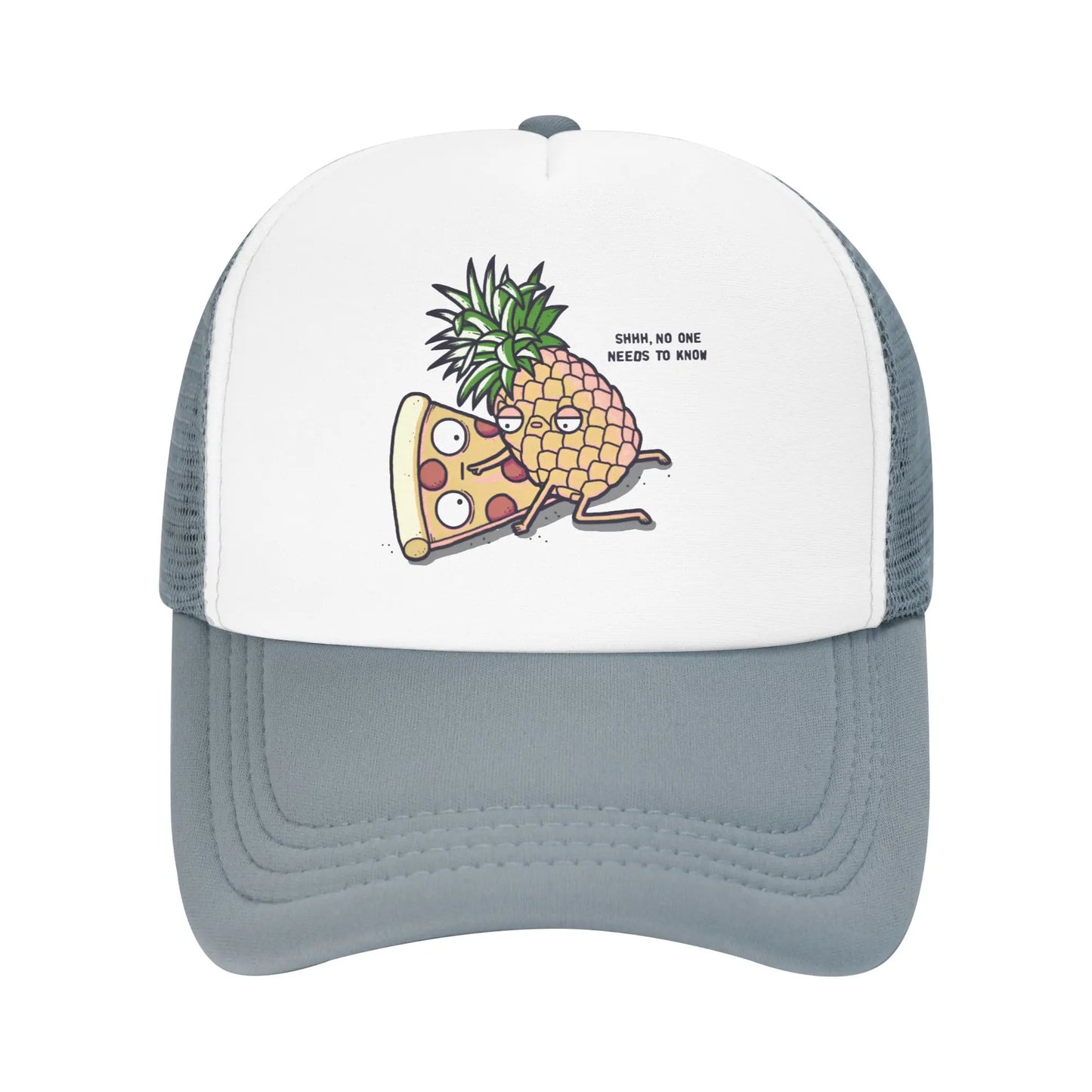 Punk Unisex Funny Pineapple Belongs On Pizza Trucker Hat