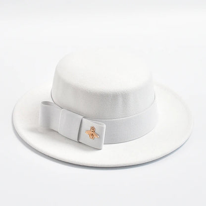 Fedora Hat For Women Fashion Formal Wedding Decorate Church Cap