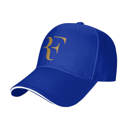 RF Roger Federer Trucker Hat Spring Golf Cap Unisex Baseball Cap